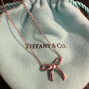 Tiffany & Co bow necklace